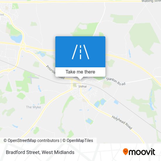 Bradford Street map
