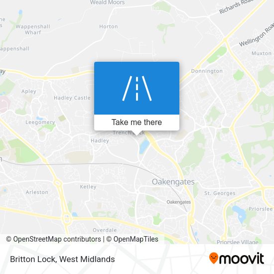 Britton Lock map
