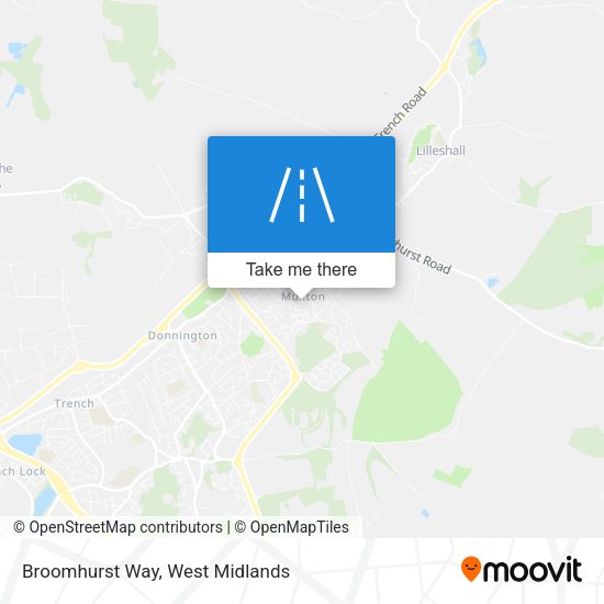 Broomhurst Way map