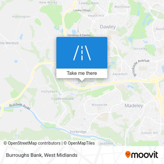 Burroughs Bank map
