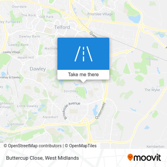 Buttercup Close map