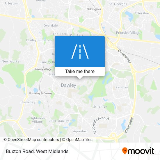 Buxton Road map