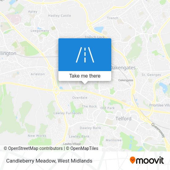 Candleberry Meadow map