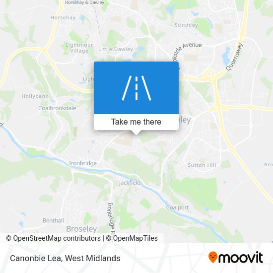 Canonbie Lea map