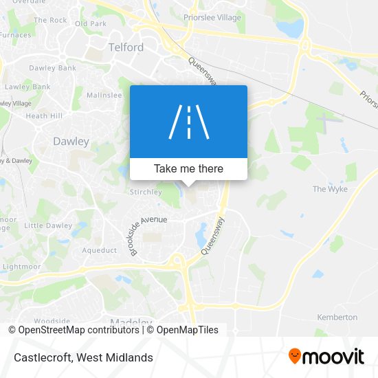 Castlecroft map
