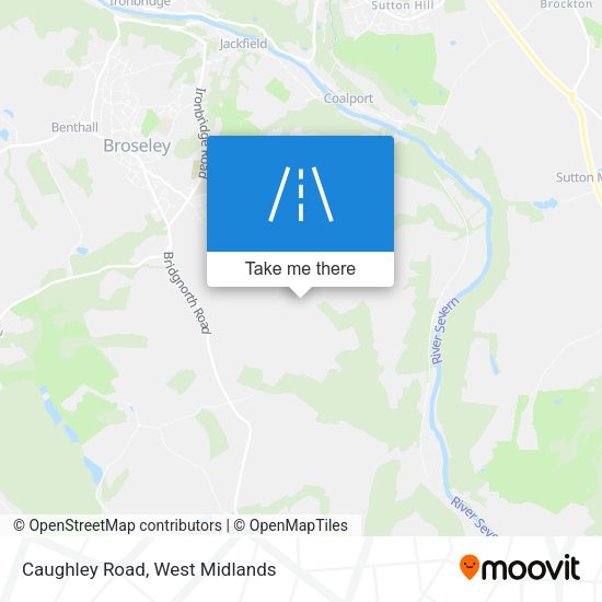 Caughley Road map