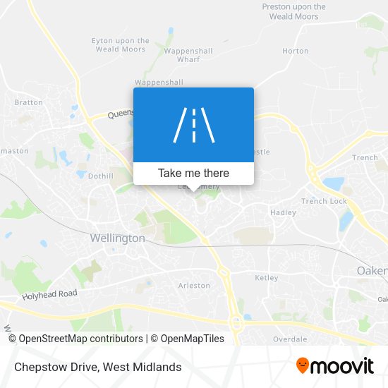 Chepstow Drive map