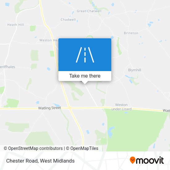 Chester Road map