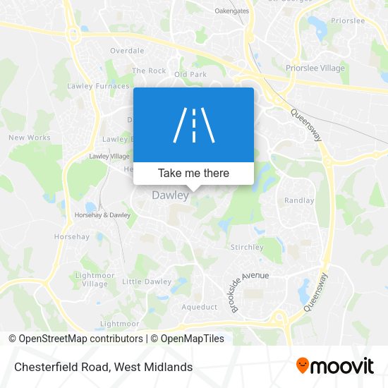 Chesterfield Road map
