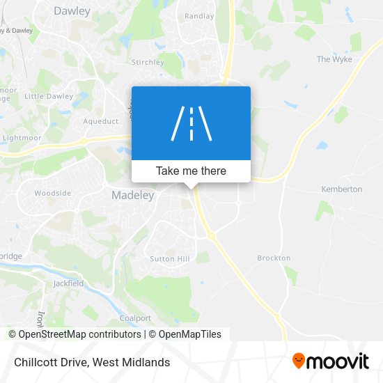 Chillcott Drive map