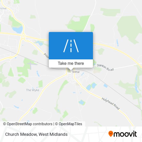 Church Meadow map