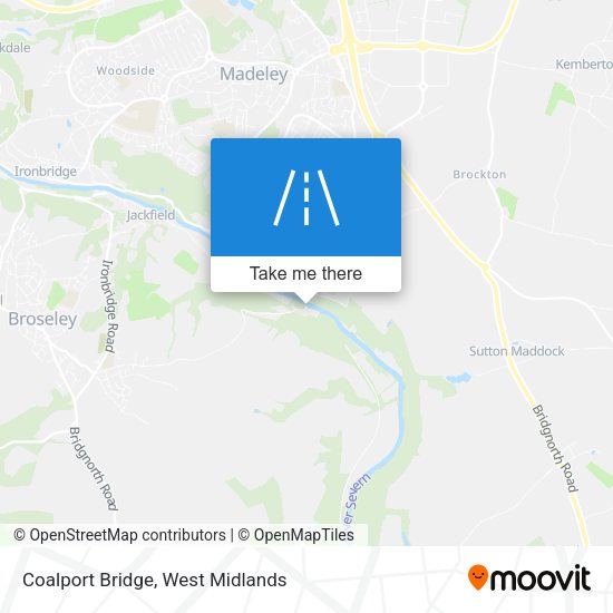 Coalport Bridge map