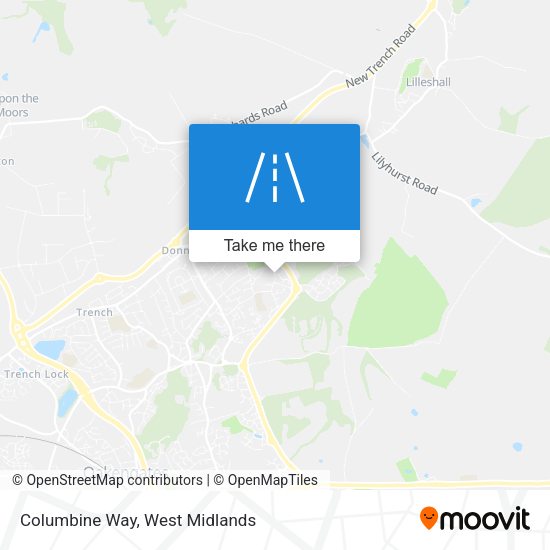 Columbine Way map