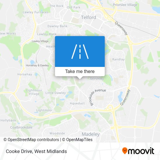 Cooke Drive map