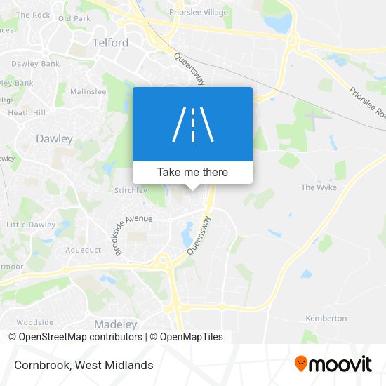 Cornbrook map