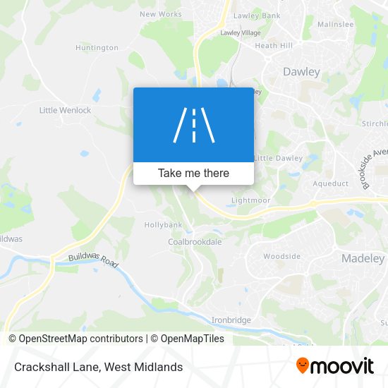 Crackshall Lane map
