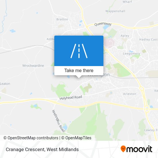 Cranage Crescent map