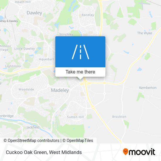 Cuckoo Oak Green map