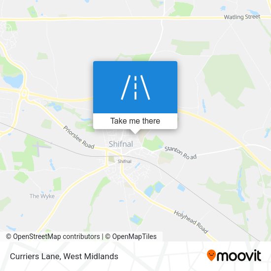 Curriers Lane map