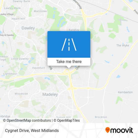 Cygnet Drive map