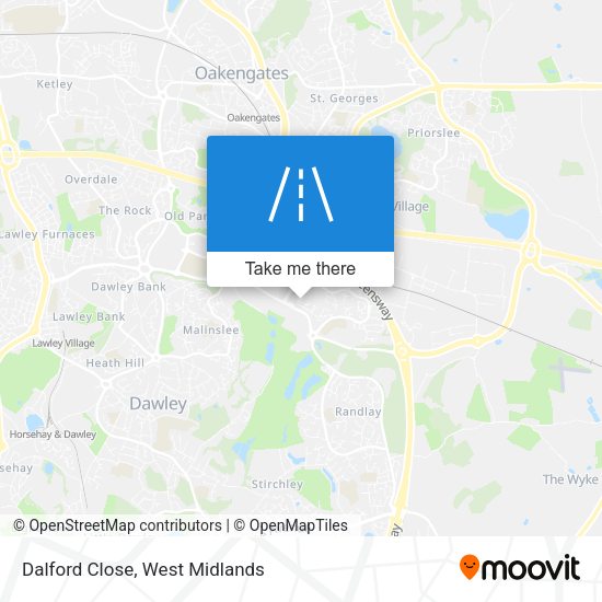 Dalford Close map