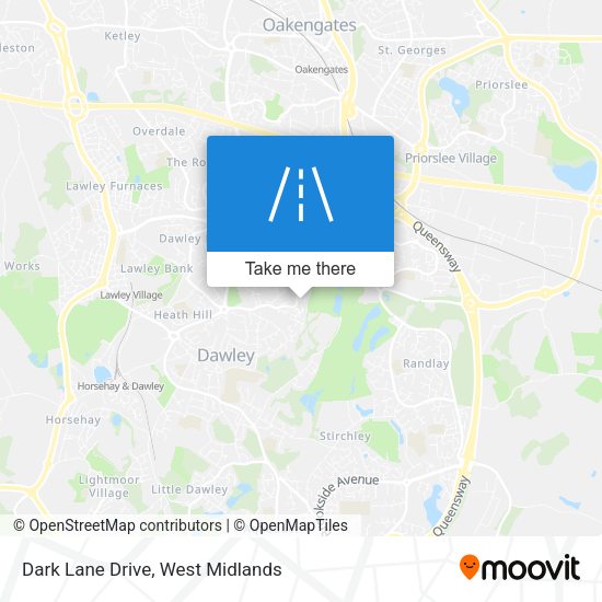 Dark Lane Drive map