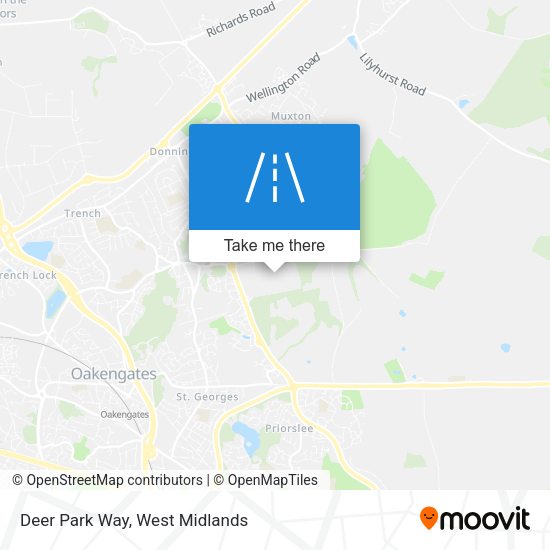 Deer Park Way map