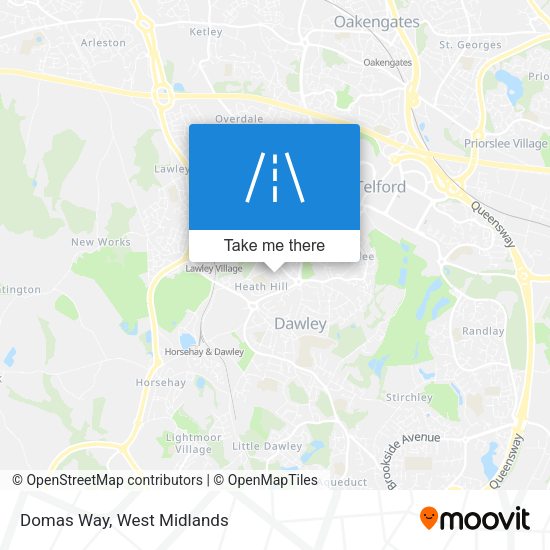 Domas Way map