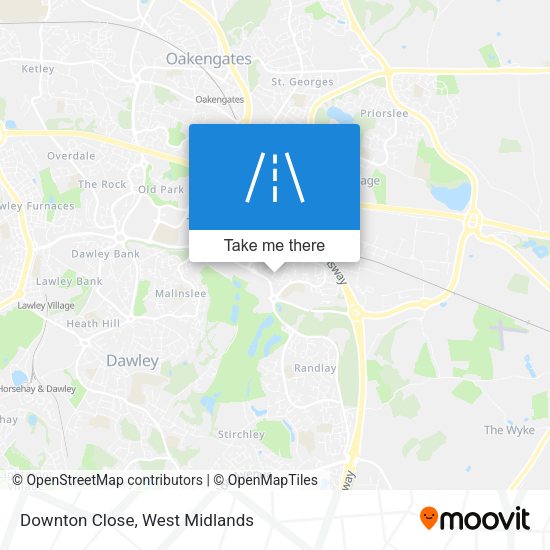 Downton Close map