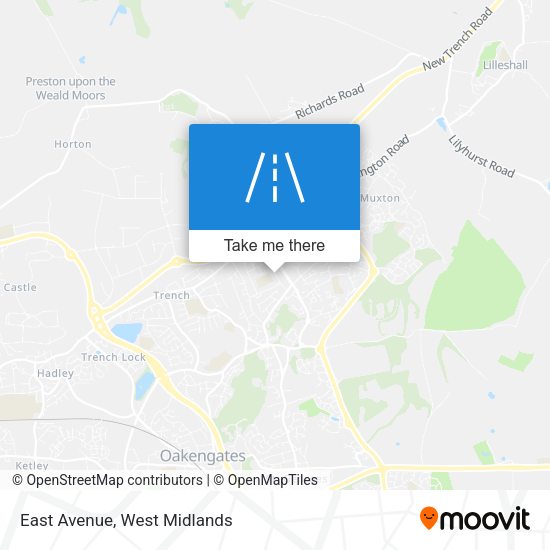 East Avenue map