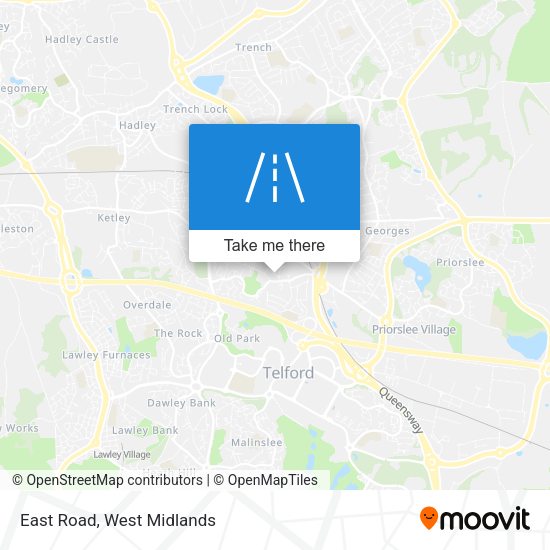 East Road map