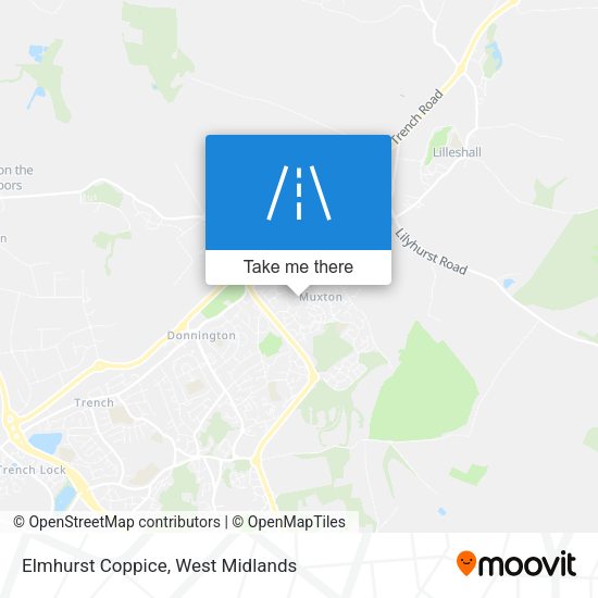 Elmhurst Coppice map