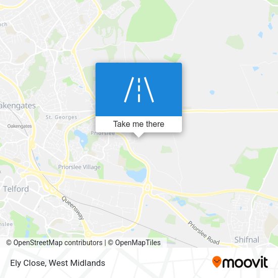 Ely Close map