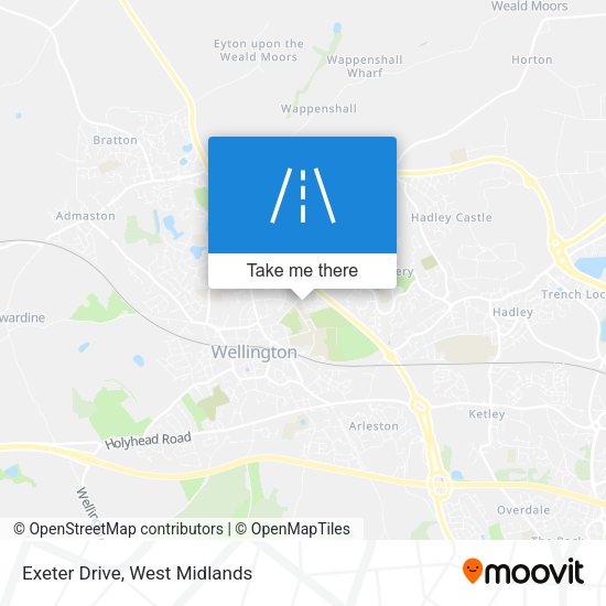 Exeter Drive map