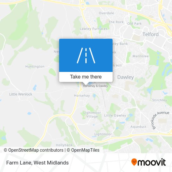 Farm Lane map