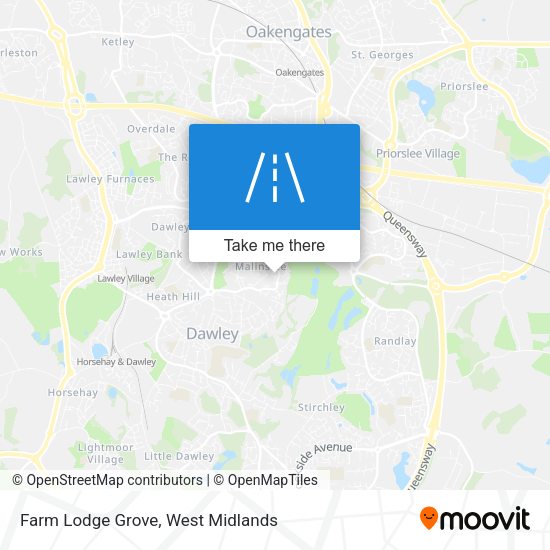 Farm Lodge Grove map