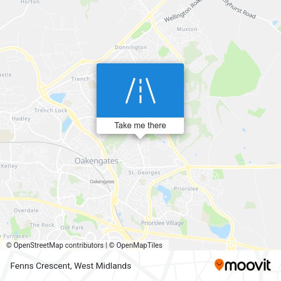 Fenns Crescent map