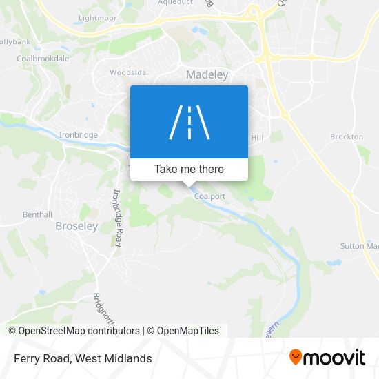 Ferry Road map