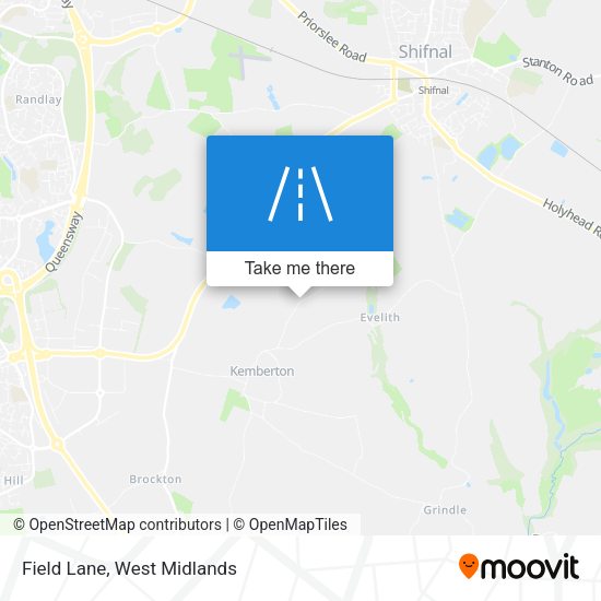 Field Lane map