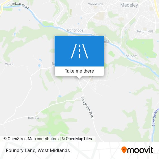 Foundry Lane map