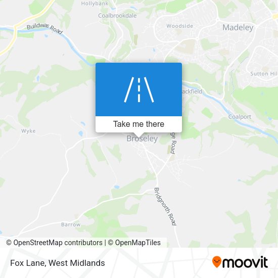 Fox Lane map