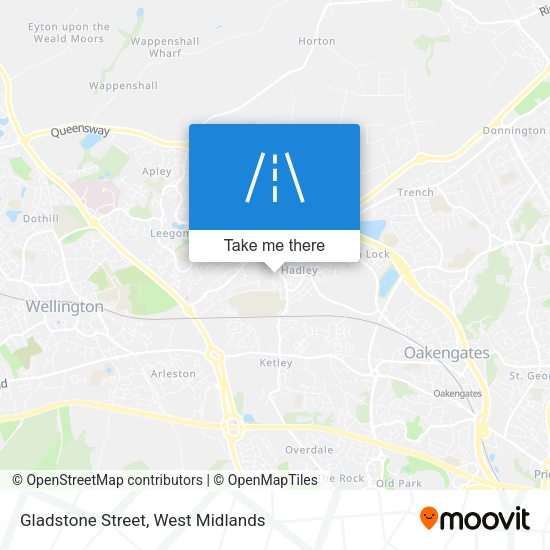 Gladstone Street map