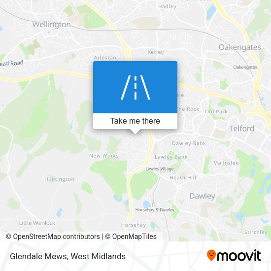 Glendale Mews map