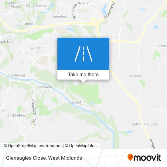 Gleneagles Close map