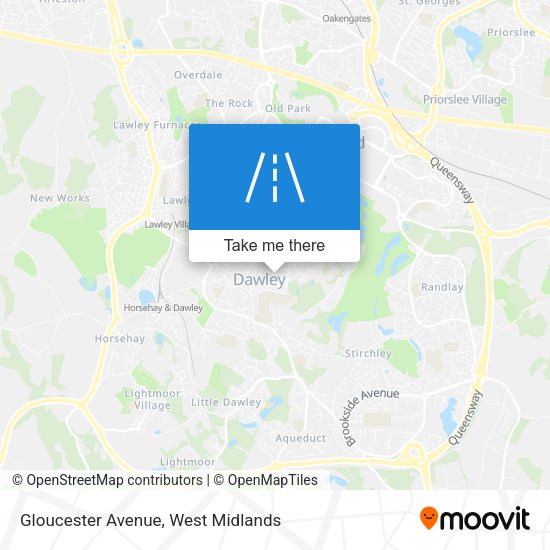 Gloucester Avenue map