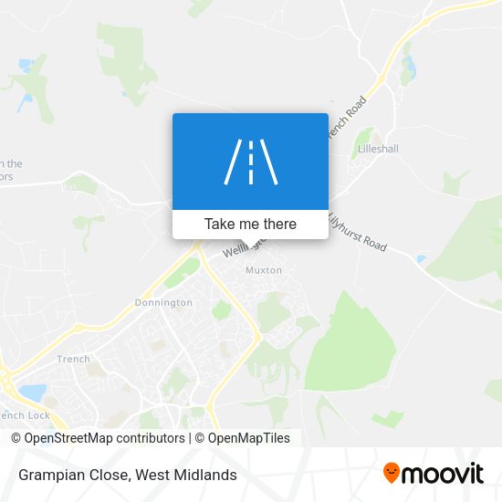 Grampian Close map