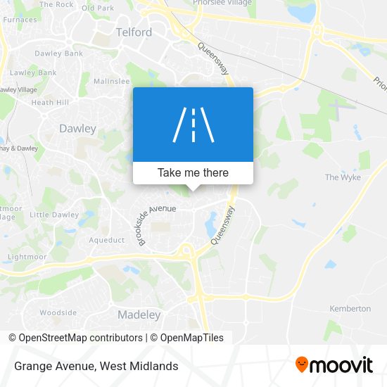 Grange Avenue map