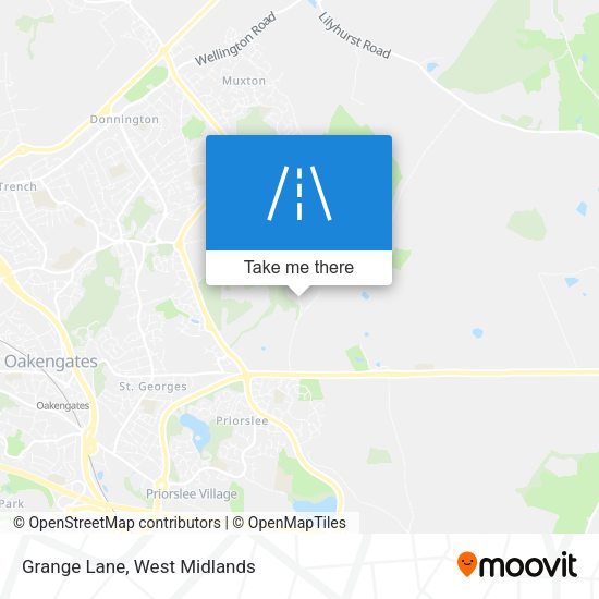 Grange Lane map