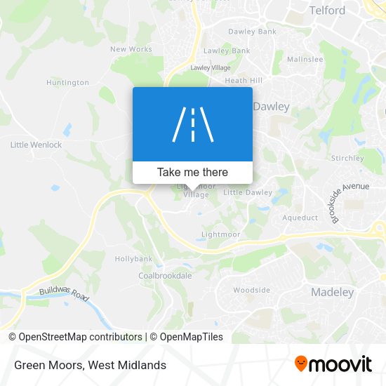 Green Moors map