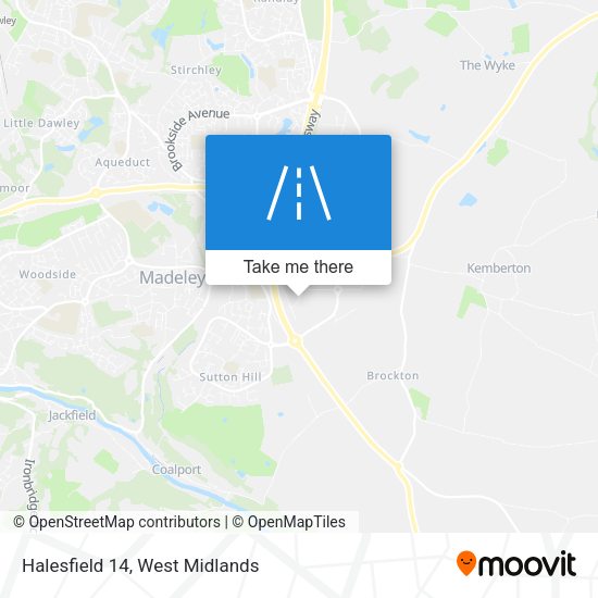 Halesfield 14 map